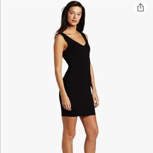 Three Dots Black V-neck Dress